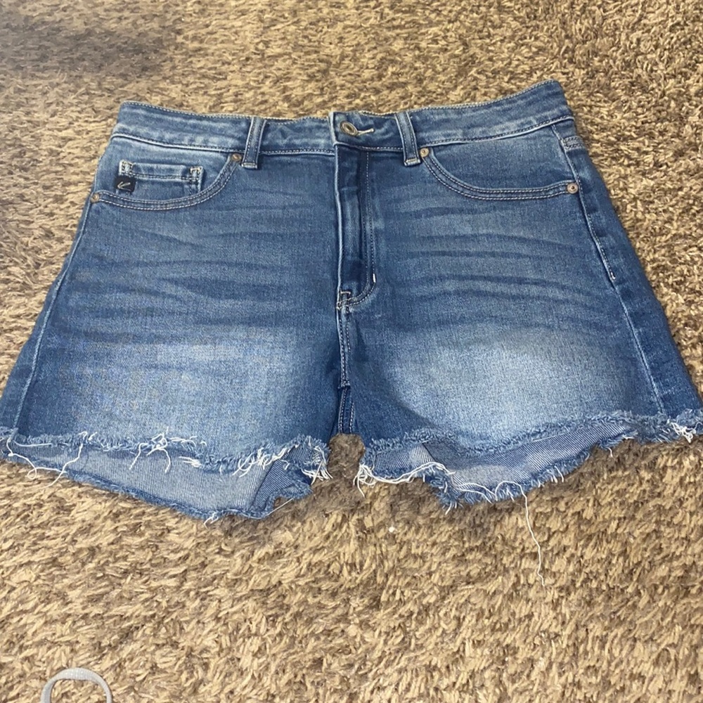 Kancan Raw Hemline Shorts